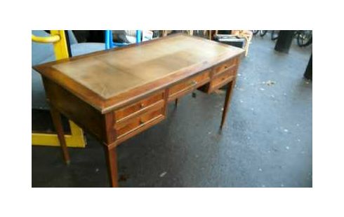 BUREAU STYLE TRANSTION DESSUS CUIR