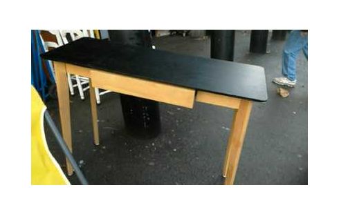 CONSOLE BOIS ET NOIR