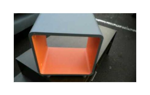 CAISSON GRIS ET ORANGE