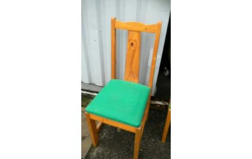 CHAISE LOT DE 4 VERTE