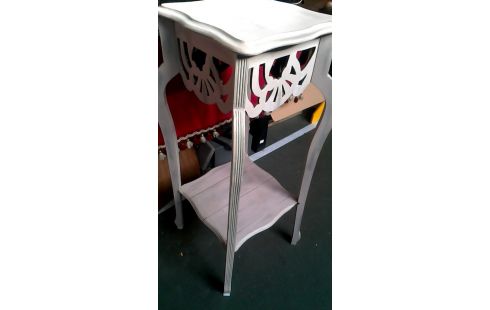 PIED DE STAL ART DECO CERUSE