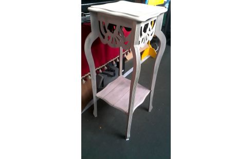 PIED DE STAL ART DECO CERUSE