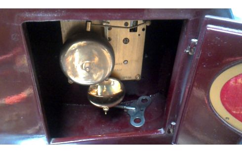 HORLOGE BORDEAUX FLEUR