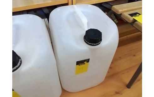 BIDON PLASTIQUE BLANC