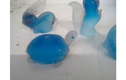 GLAZEN FIGUURTJES MURANO CENEDESE X4