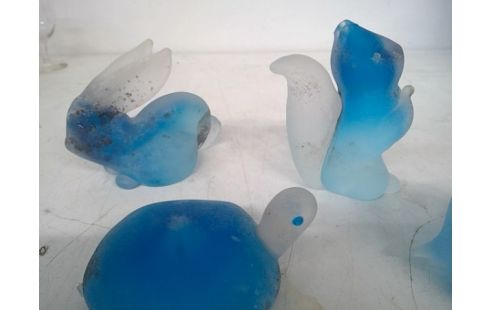 GLAZEN FIGUURTJES MURANO CENEDESE X4