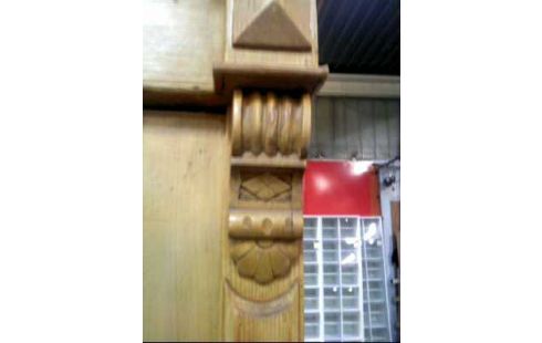 SCHRANK VOLLH. KIEFER 2-TÜRIG 2 SCHUBLADEN