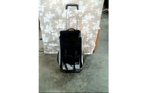 EINK.TROLLEY <ANDERS.> SCHWRZ. WEISS KARIERT