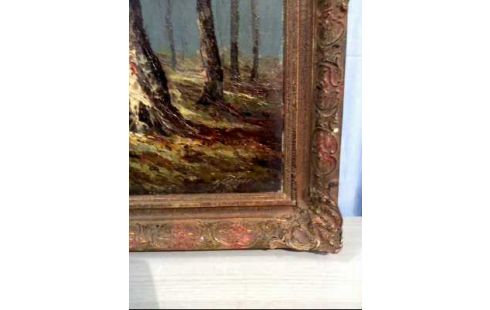 ÖLGEMÄLDE I.R. REITER IM WALD <E. GRÖGER>