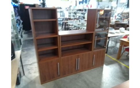 BIBLIOTHEQUE IKEA MARRON 6 PORTES