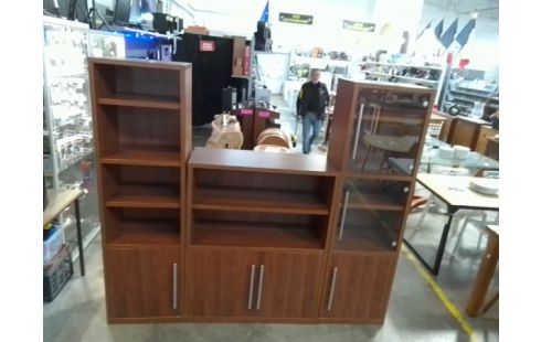 BIBLIOTHEQUE IKEA MARRON 6 PORTES