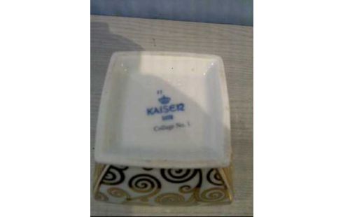 VASE <KAISER> COLLAGE NR.1 PORZELLAN GOLDF.