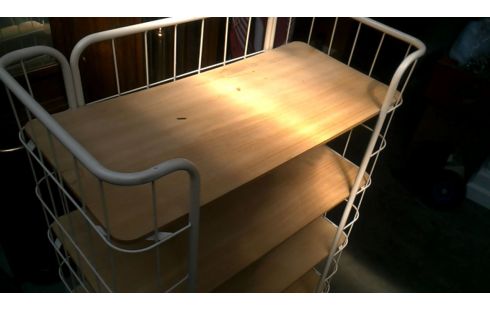 ETAGERE, , MOBILE ECRU METAL, , BOIS