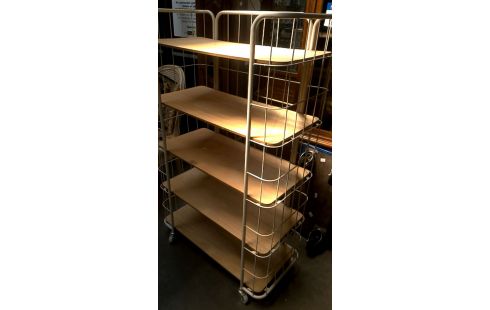 ETAGERE, , MOBILE ECRU METAL, , BOIS