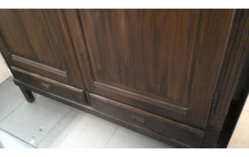 PENDERIE ANTIQUE 2 PORTES / 2 TIROIRS