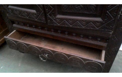 ARMOIRE ESPAGNOL 2 PORTES 1 TIROIR