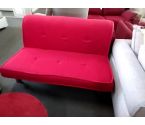 BANQUETTE BZ TISSU ROUGE
