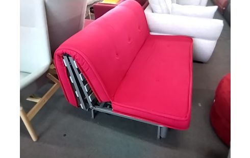 BANQUETTE BZ TISSU ROUGE