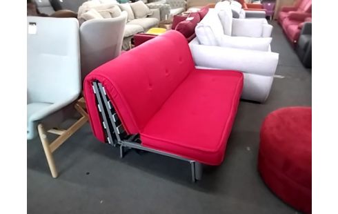 BANQUETTE BZ TISSU ROUGE