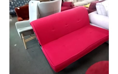 BANQUETTE BZ TISSU ROUGE