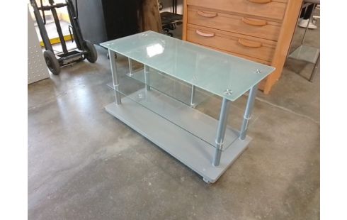 MEUBLE TV VERRE