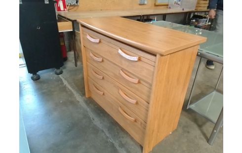 COMMODE 4 TIROIRS MELAMINE