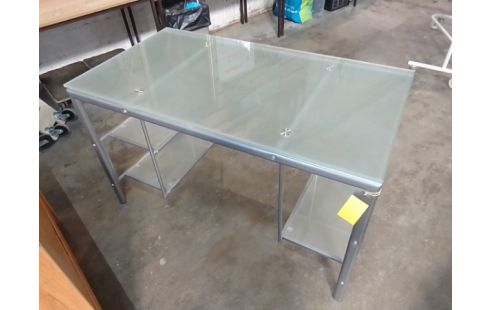 BUREAU VERRE METAL