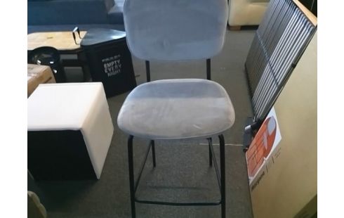 CHAISE HAUTE TISSU GRIS