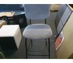 CHAISE HAUTE TISSU GRIS