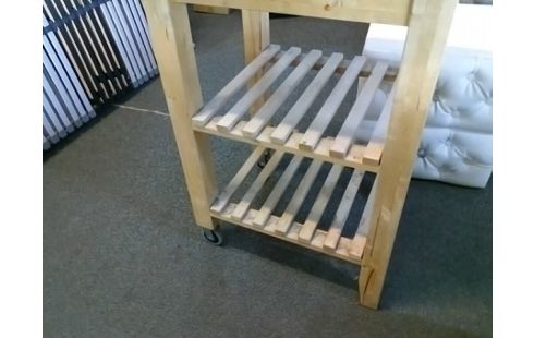 DESSERTE A ROULETTES BOIS