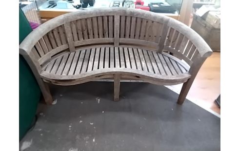 BANC DE JARDIN BANC TECK HARICOT