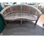 BANC DE JARDIN BANC TECK HARICOT