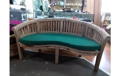 BANC DE JARDIN BANC TECK HARICOT