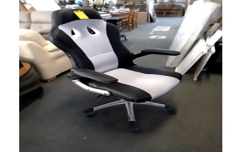 CHAISE DE BUREAU NOIR ET BLANC