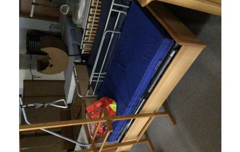 LIT MEDICAL ELECTRIQUE COULEUR HETRE