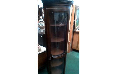 HOEKKAST 1 DEUR NOTENLAAR GLAS