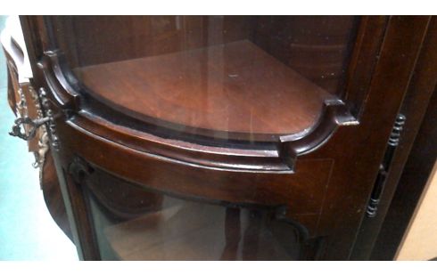 HOEKKAST 1 DEUR NOTENLAAR GLAS