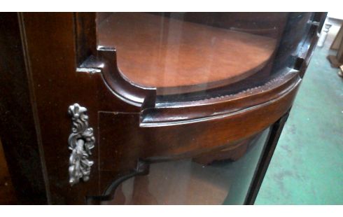 HOEKKAST 1 DEUR NOTENLAAR GLAS