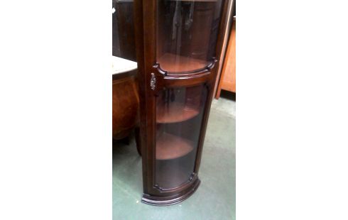 HOEKKAST 1 DEUR NOTENLAAR GLAS