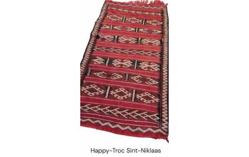 TEPPICH HANDGEKNÖPFT ROT