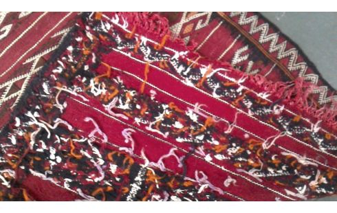 TEPPICH HANDGEKNÖPFT ROT