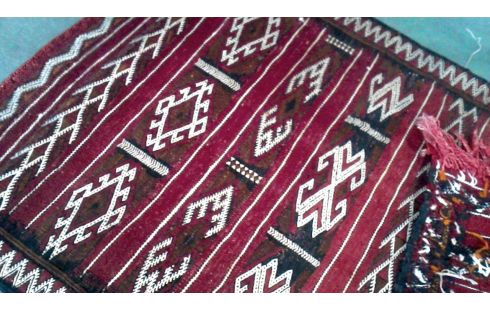 TEPPICH HANDGEKNÖPFT ROT