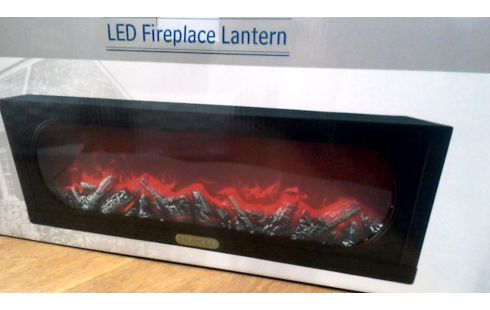 CHIMENEA ELÉCTRICA NEGRO LA UNIDAD