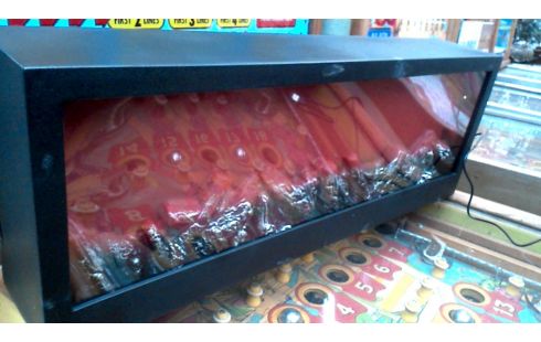 CHIMENEA ELÉCTRICA NEGRO LA UNIDAD