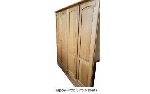 ROPERO 4 PUERTAS 2 CAJONES, , MADERA