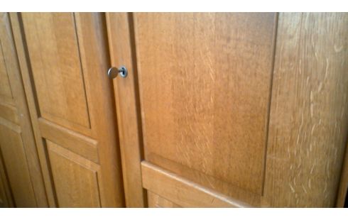 ROPERO 4 PUERTAS 2 CAJONES, , MADERA