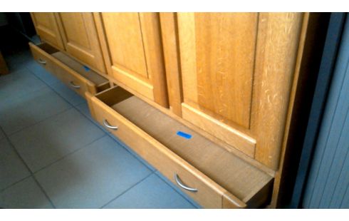 ROPERO 4 PUERTAS 2 CAJONES, , MADERA