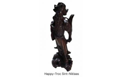 STATUE, , HOLZ CHINESISCH MANN