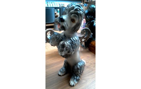 STATUE, , CHIEN PLATRE DEDICACE