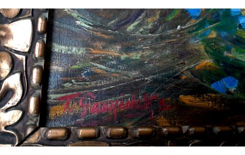 PEINTURE FLEUR DEDICACE